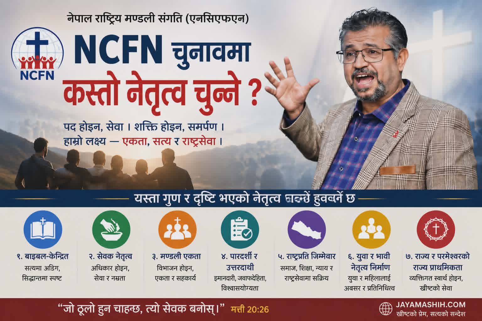 NCFN चुनावमा कस्तो नेतृत्व चुन्ने ?