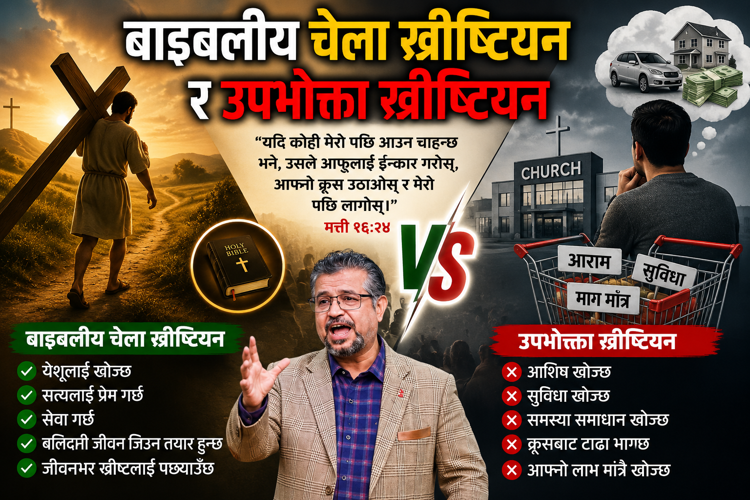 बाइबलीय चेला ख्रीष्टियन र उपभोक्ता ख्रीष्टियन