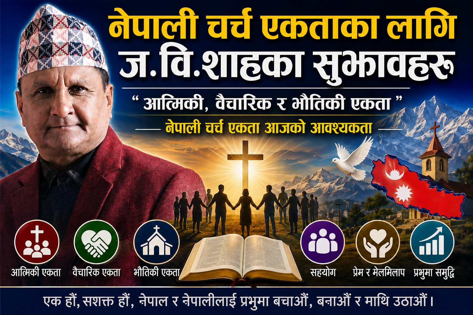 नेपाली चर्च एकताका लागि ज.वि.शाहका सुझावहरु